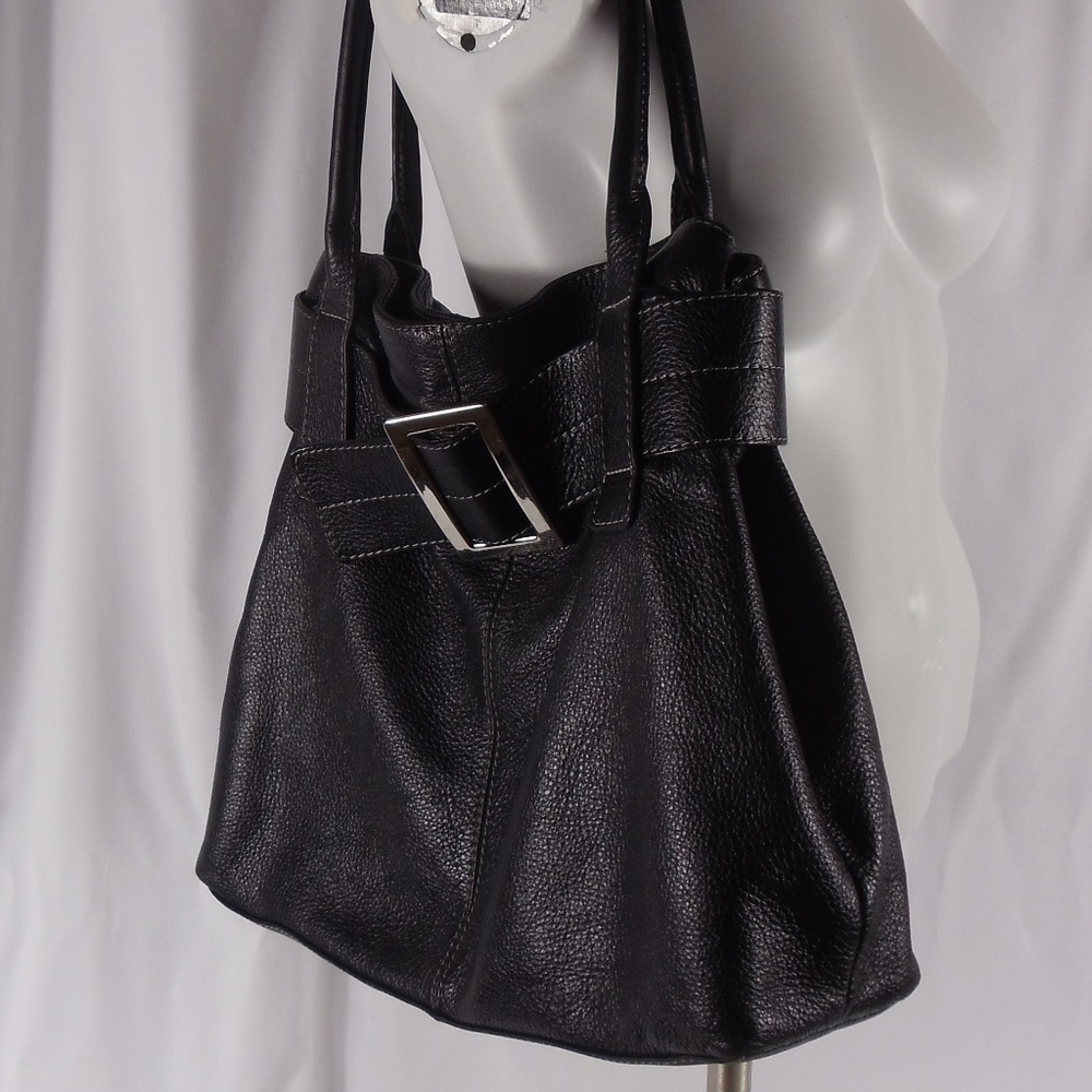 Alfani  Medium Leather Buckle Tote